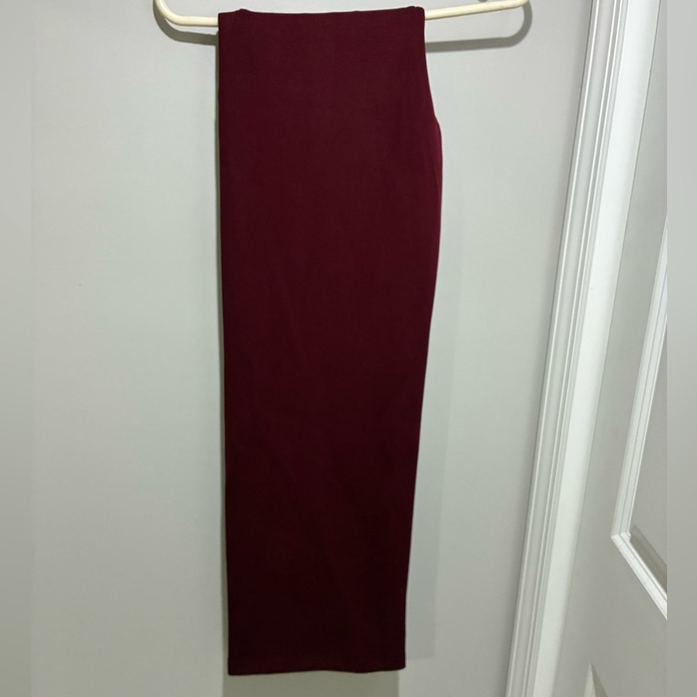 Zara Kids Burgundy wide silky pants